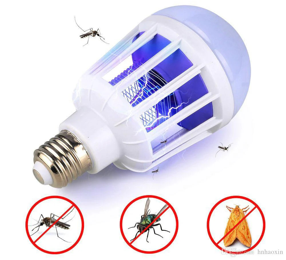 BOMBILLO LED ANTI MOSQUITOS - Protégete de los mosquitos!